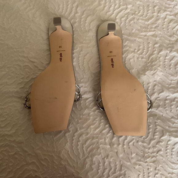 SOLD! DO NOT BUYCult Gaia Lynn Sandals 38 Silver Crystals NWOT - Picture 8 of 8